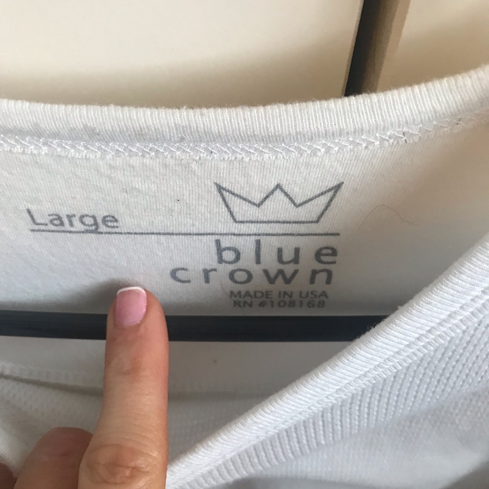 Men's Blue Crown thermals black and white